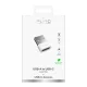 Puro USB-A į USB-C adapteris, baltas