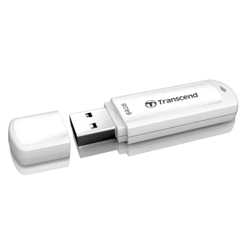 USB atmintinė Transcend JetFlash 730 64 GB USB 3.1 Gen 1, balta