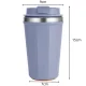 Apsaugotas nuo išsiliejimo termopuodelis su siurbtuku, 380 ml, mėlynas