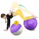 Gimnastikos kamuolys 4Fizjo 1778, 75 cm, violetinis