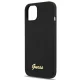 Guess Silicone Script MagSafe dėklas skirtas iPhone 13 6.1\", juodas