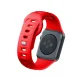 Silikoninis laikrodžio dirželis 3mk Apple Watch 42 / 44 / 45 / 49 mm, raudonas