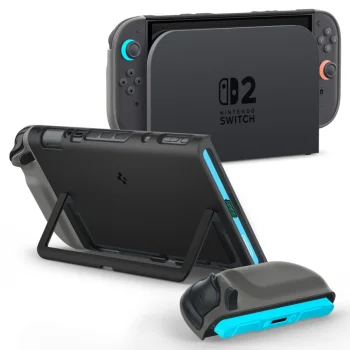 Apsauginis dėklas Spigen Nano Pop skirtas Nintendo Switch 2, juodas