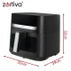 Karšto oro gruzdintuvė Zortiva 8L 1800W, juoda