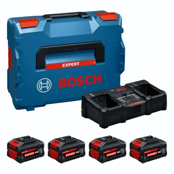 Bosch akumuliatorių ir įkroviklio rinkinys 2x EXBA18V-55 + 2x EXBA18V-80 + EXAL18V2-320