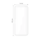 Apsauginis stiklas Tech-Protect Glass Fit+ iPhone 17 Air (2 vnt.), skaidrus