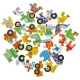 Children\'s Puzzle in a Metal Tin Vehicles, 30 Pieces, 6 Pictures