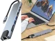 USB-C šakotuvas 8-in-1 (HDMI 4K, RJ45, SD/TF, USB 3.0, 100W PD)