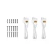 Thermaltake SWAFAN EX12 ARGB Sync White korpuso ventiliatoriai (3 vnt.)