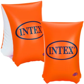 Inflatable swimming armbands for kids, 30x15cm, Intex 58641, orange