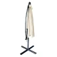 Didelis pakabinamas sodo skėtis Case LUARO 290 cm, smėlio spalvos