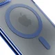iPhone 16 Pro Max dėklas 3mk Frosty MagCase, mėlynas