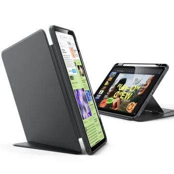 Atverčiamasis dėklas ESR Flip Hybrid skirtas iPad Air 10.9" / 11", Black