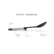 Virtuvinis šaukštas Joseph Joseph Elevate Stainless-Steel Silicone Solid Spoon, sidabrinis / juodas