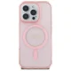 Guess GUHMP16LHFGEREP iPhone 16 Pro 6.3" pink/pink hardcase IML Glitter Circle MagSafe