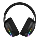 Belaidės žaidimų ausinės ONIKUMA GT805, Bluetooth / 2.4 GHz, RGB, juodos