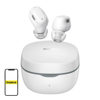 Baseus Bowie WM01 TWS Wireless Earphones, White