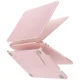 Uniq Lyden Versa dėklas MacBook Neo, rožinis