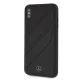 Mercedes New Organic I dėklas iPhone XS Max telefonui, juodas