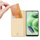 Dux Ducis Skin Pro atverčiamas dėklas Redmi Note 12 5G / Poco X5 5G, auksinis