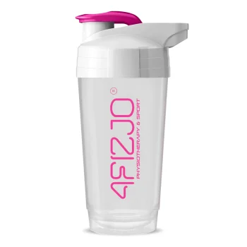 4Fizjo 1819 Sports Shaker, 700 ml, White/Pink