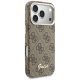 Guess 4G Script MagSafe dėklas iPhone 17 Pro Max telefonui, rudas