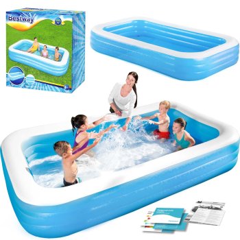 Pripučiamas šeimos baseinas Bestway 54009, 305x183x56 cm
