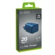 Sieninis įkroviklis SBS TETRGAN1C20B 20W GaN su Power Delivery, mėlynas