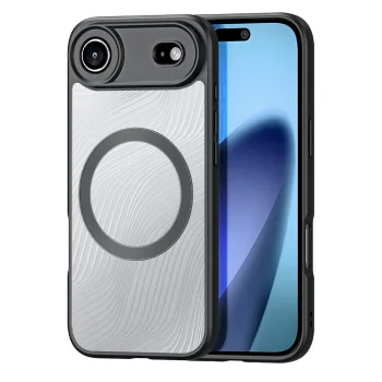 Dux Ducis Aimo Mag dėklas iPhone 17 Air telefonui, juodas