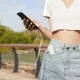 Nešiojamas rankinis ventiliatorius Jisulife Life8 Plus 4500 mAh su žibintuvėliu, baltas