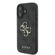 Guess 4G Big Logo dėklas, skirtas Apple iPhone 16, juodas