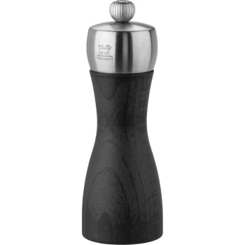 Peugeot Fidji druskos malūnėlis, 15 cm, medis ir nerūdijantysis plienas, grafito