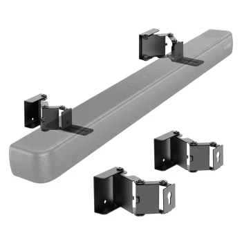 Maclean MC-177 garso kolonėlės (soundbar) sieninis laikiklis, juodas