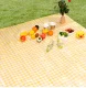 Bakalu Picnic and Beach Blanket 200x200 cm, Yellow Checkered