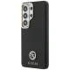 Dėklas Guess Rhinestone Round Logo MagSafe telefonui Samsung Galaxy S26 Ultra, juodas