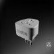 SBS Universal IT kelioninis adapteris, baltas