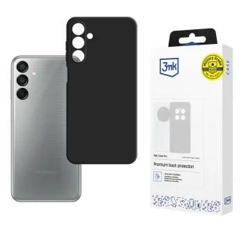 Dėklas 3mk Matt Case Pro telefonui Samsung Galaxy M15 5G, matinė juoda