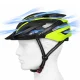 Wozinsky MTB dviratininkų šalmas su USB galiniu žibintu (M, juodas/geltonas)