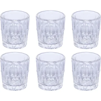 Guzzini Vanity stiklinių rinkinys, 6 vnt., 66 ml, skaidrus