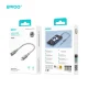 BWOO BZ66 garso adapteris iš Lightning į 3.5 mm, pilkas