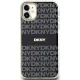 DKNY dėklas iPhone 11 / XR IML Mono & Stripe MagSafe, juodas