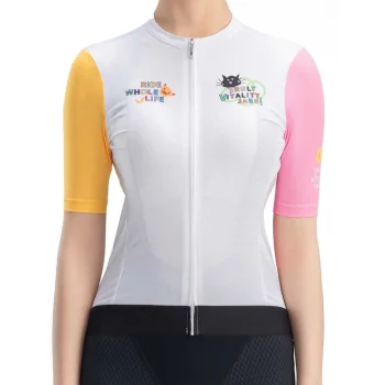 Rockbros 15210005004 M Women's Cycling Jersey - White
