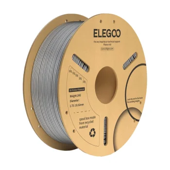 ELEGOO PLA+ 3D spausdinimo gija 1.75mm, 1kg (Star Gray)