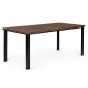 Multigarden Didelis sodo stalas 180x90 cm, rudas