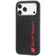 Audi R8 Carbon Fiber MagSafe dėklas iPhone 18 Pro Max / 17 Pro Max, juodas