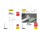 Dudao L6X USB-C - Lightning PD 20W laidas, 1m, baltas