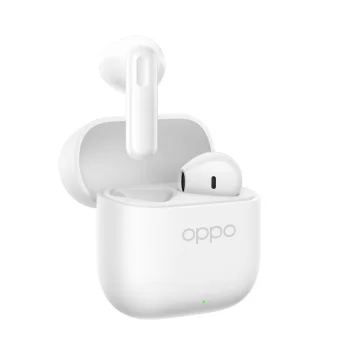 Belaidės ausinės Oppo Enco Buds3, Bluetooth 5.4, IP55, White