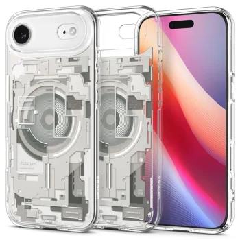 Spigen Ultra Hybrid Mag Case for iPhone 17 Air / 17 with MagSafe, Zero One, Grey