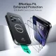 Apsauginis stiklas ESR UltraFit, skirtas iPhone 17 Pro, juodas, 2 vnt.
