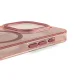 Glitter Case su MagSafe dėklas iPhone 16e / 17e, rausvas